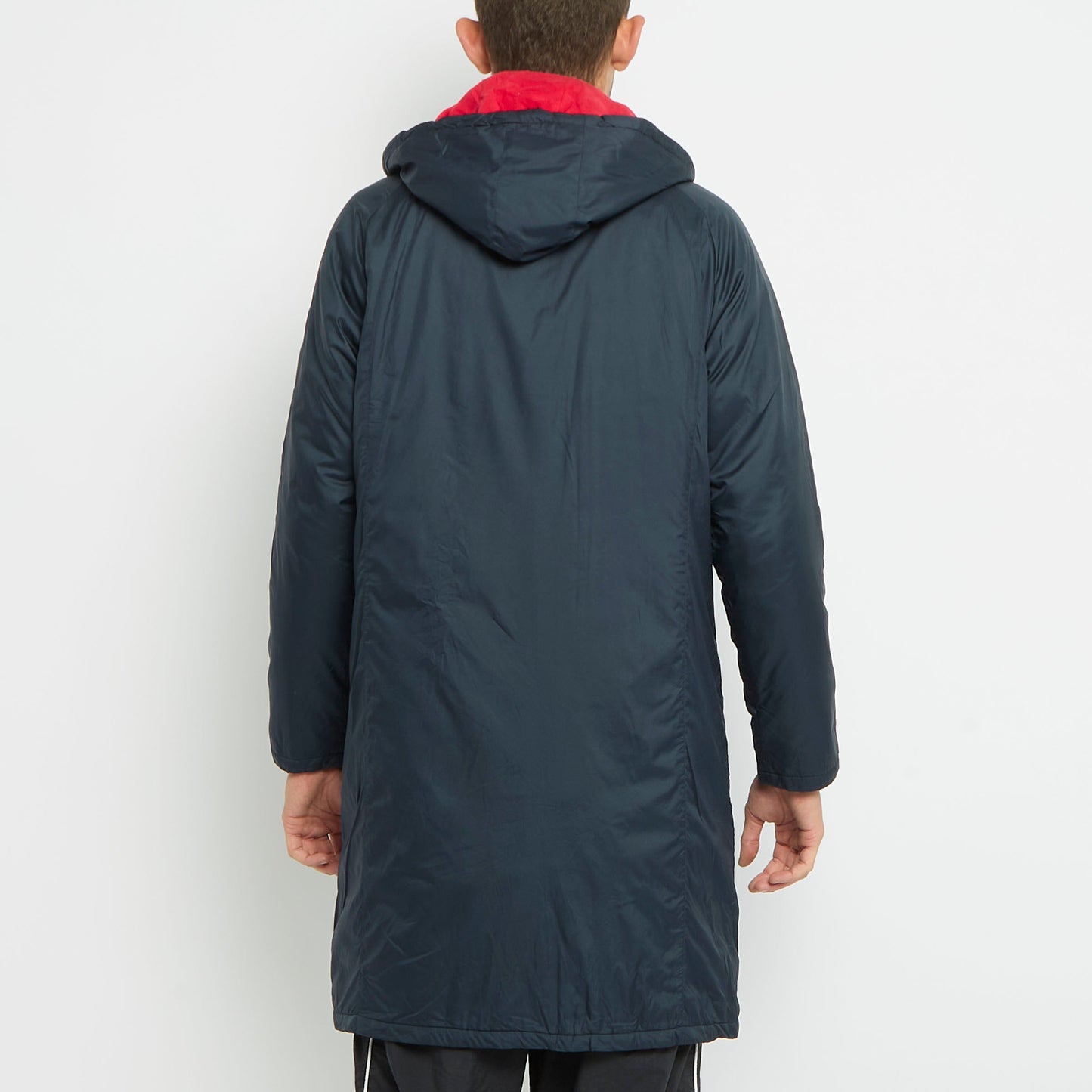 Nike Logo Hooded Padded Jacket - L