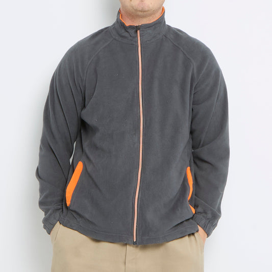 Star Zip Up Polar Fleece - L