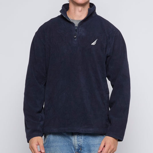 Mens Nautica 1/4 Zip Fleece - L