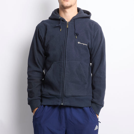 Champion Full Zip Hooded Polar Fleece - M