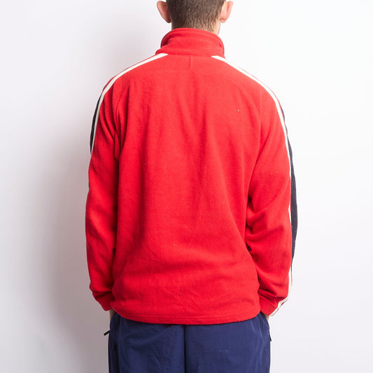 Champion Spellout 1/4 Zip Polar Fleece - M