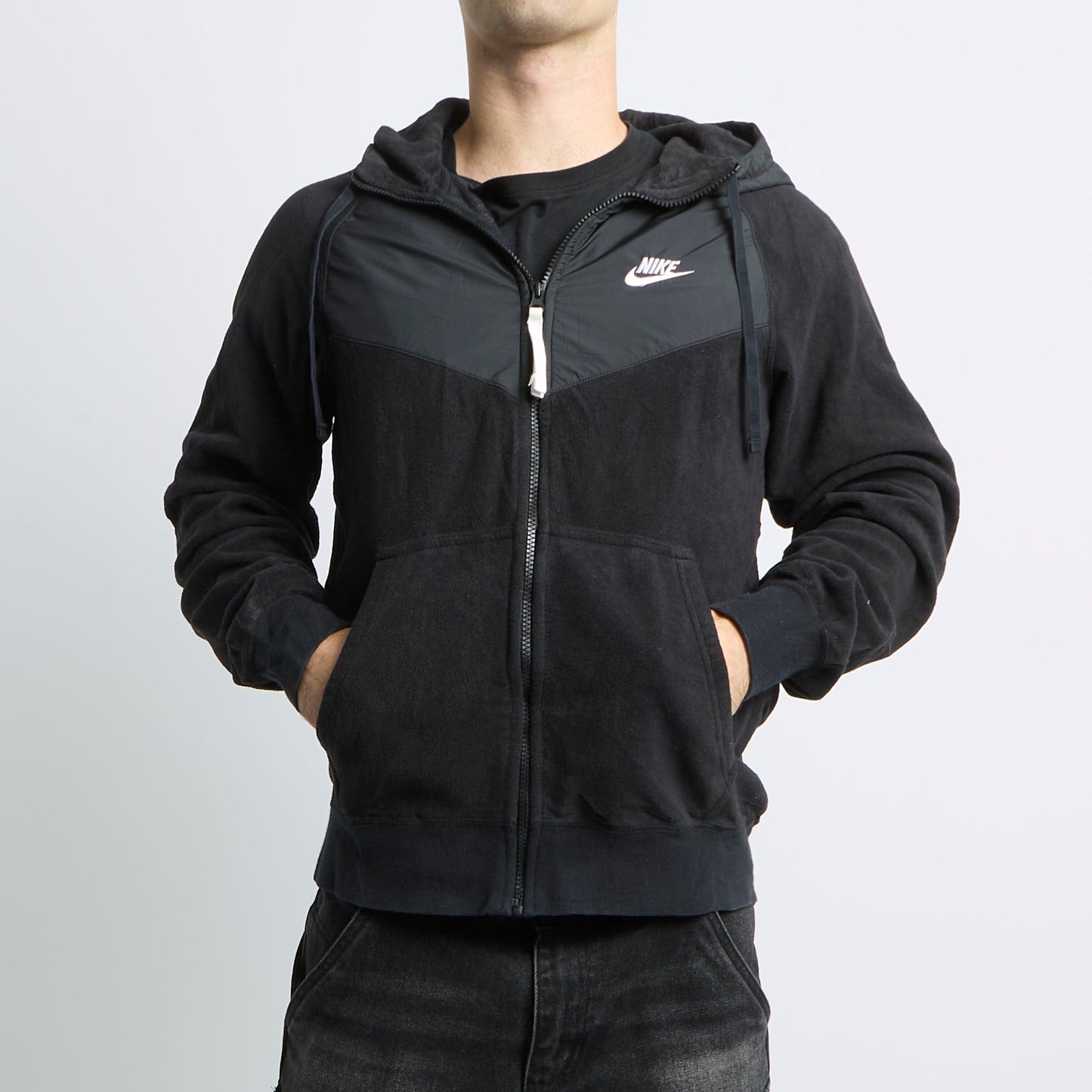 Nike Logo Hooded Polar Fleece - S