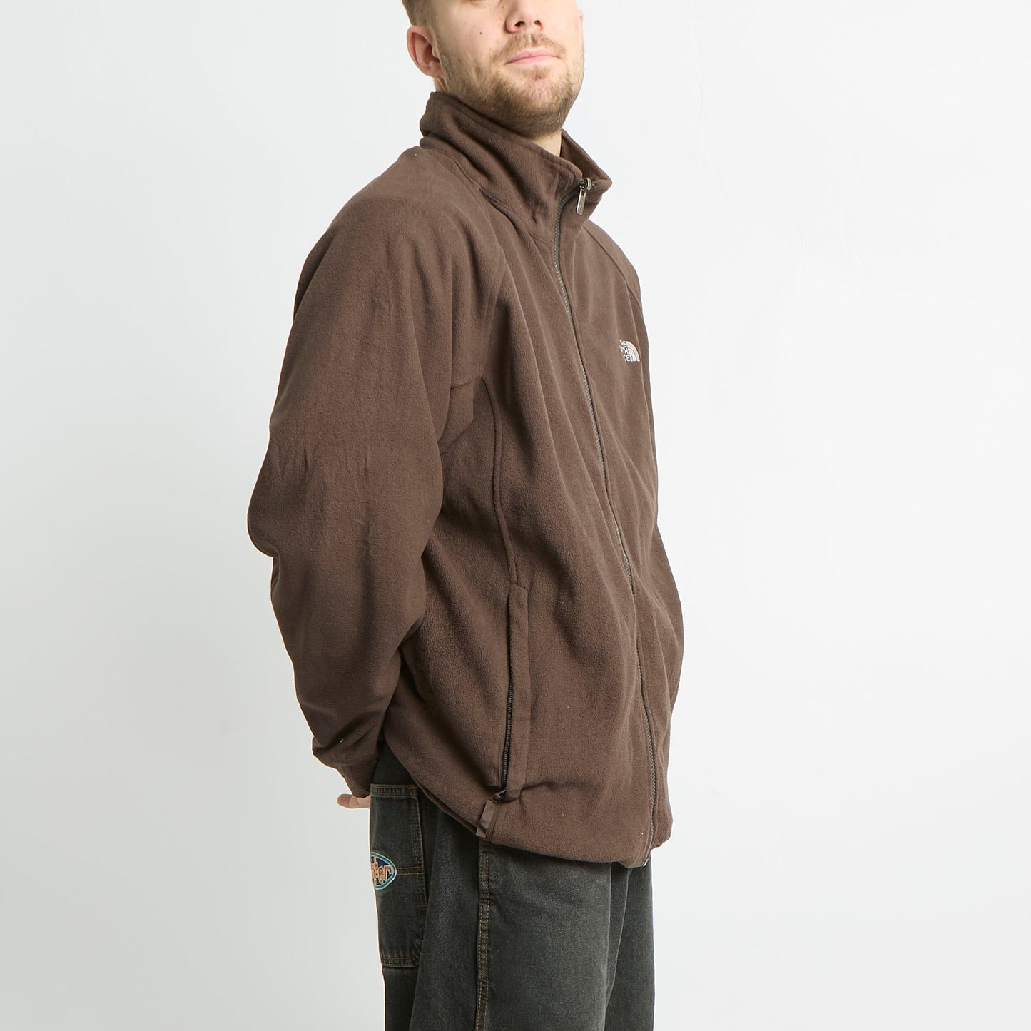 North Face Zip Up Fleece - XL