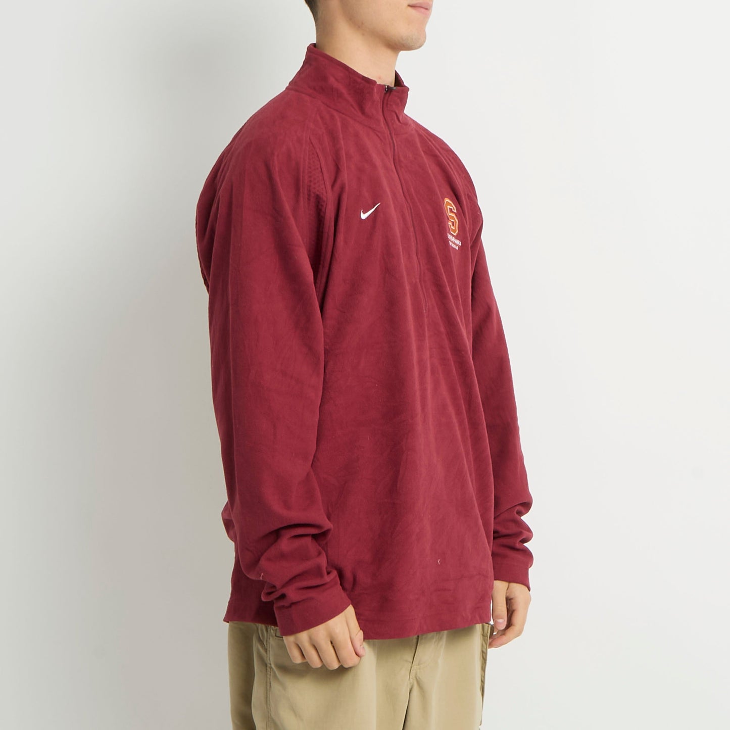 Nike Logo 1/4 Zip Polar Fleece - XL