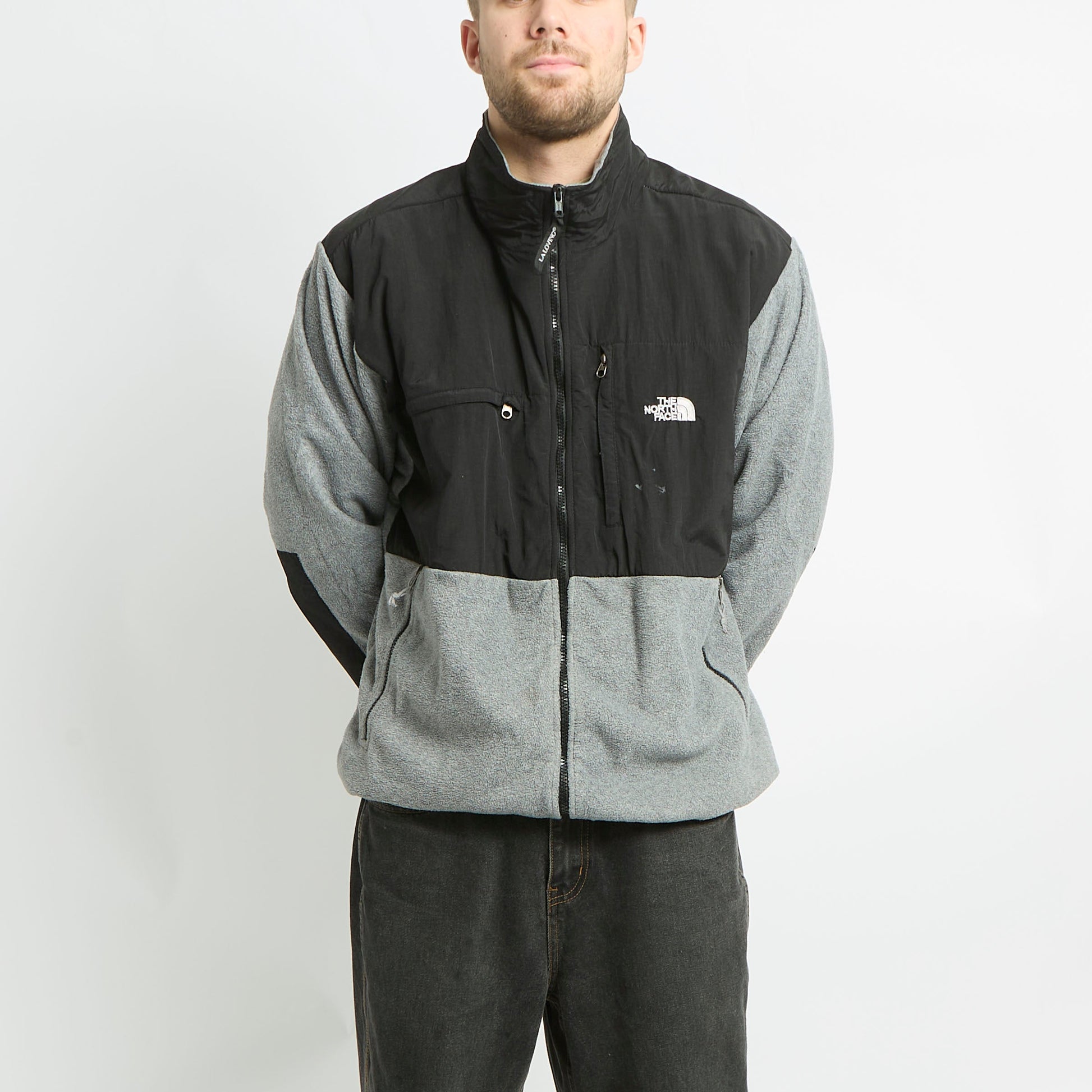 North Face Two Toned Fleece With Front Pocket - XXL