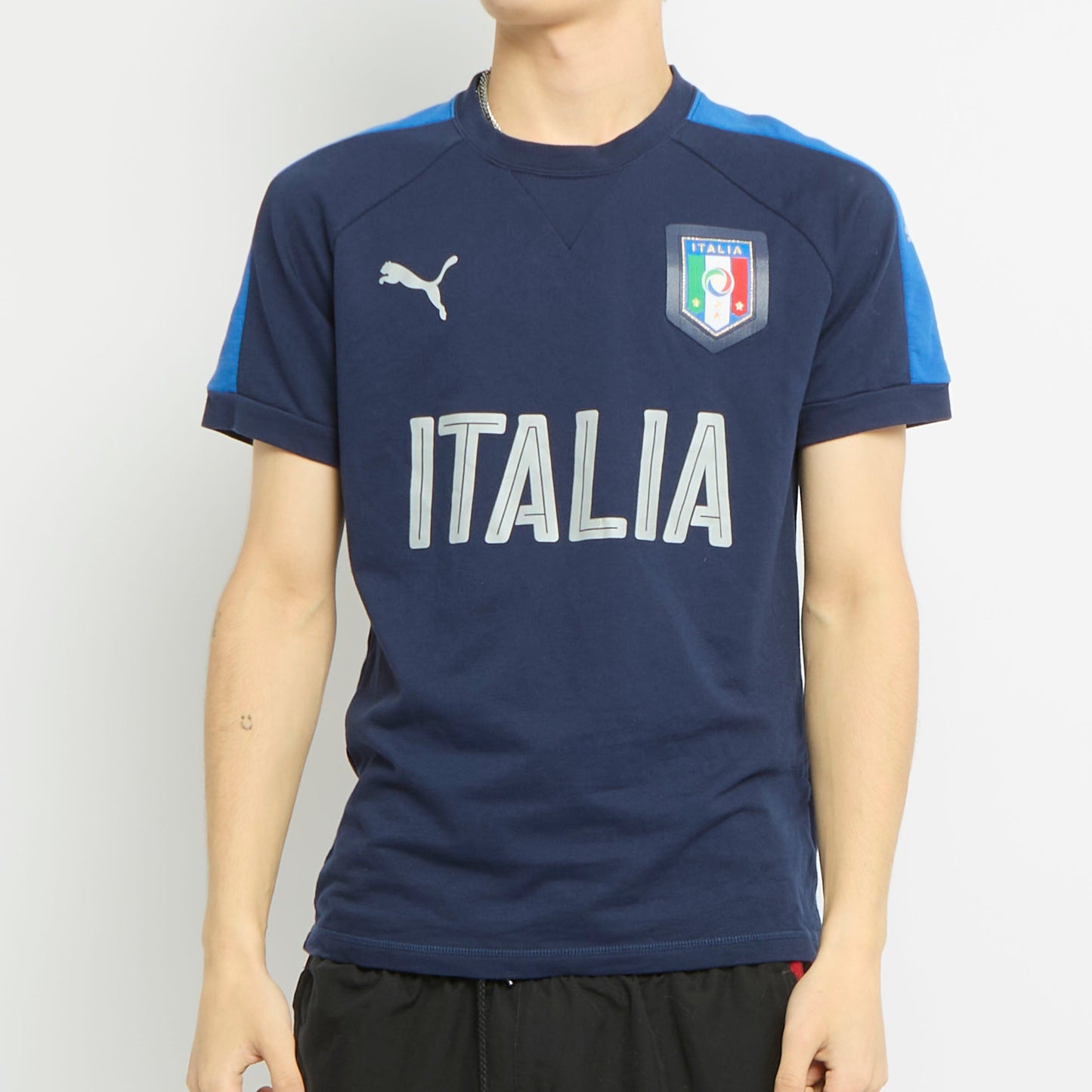 Puma Italy Logo Football Shirt - M