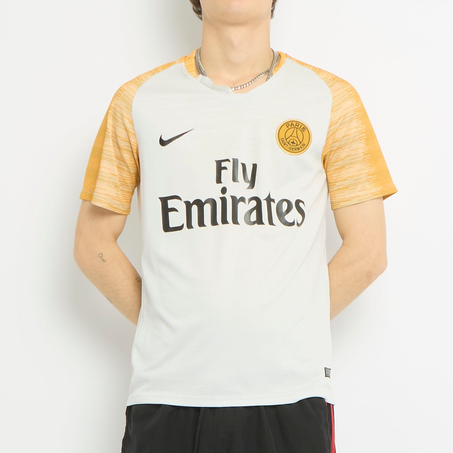 Nike PSG Logo Football Shirt - M