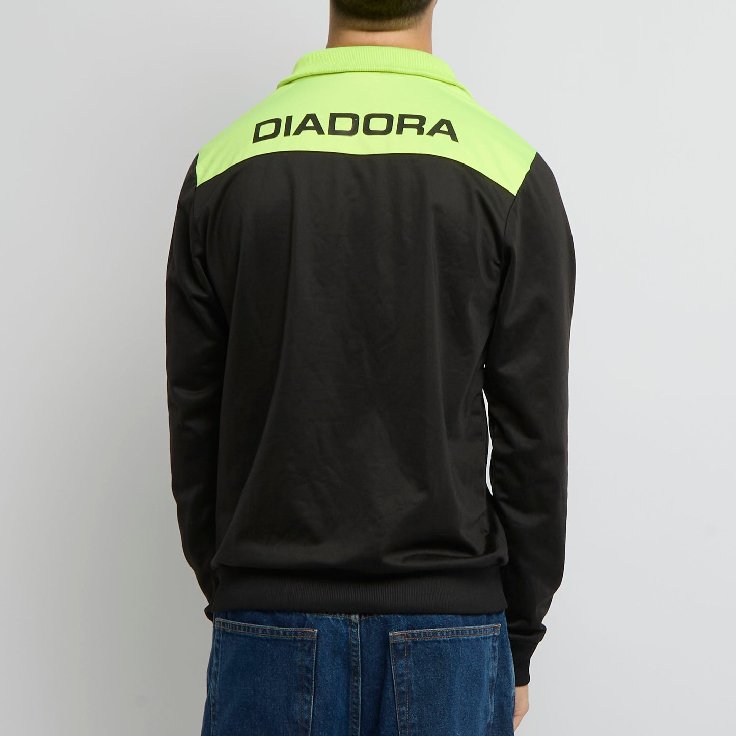 Diadora Italy Logo 1/4 Zip Football Top - S