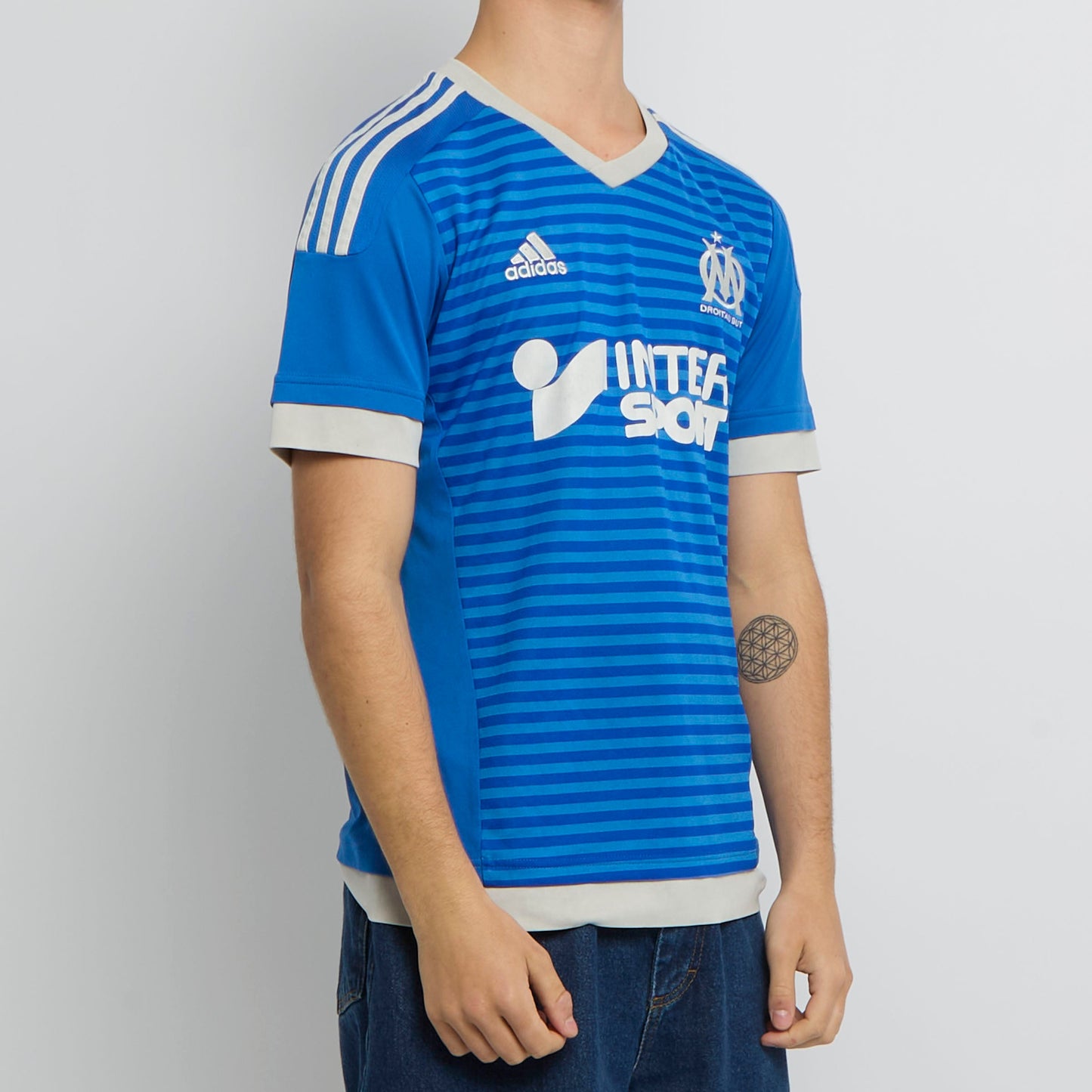 Adidas Marseille Logo Football Shirt - S