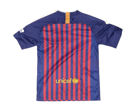 Mens Nike Barcelona Striped Football Top - S