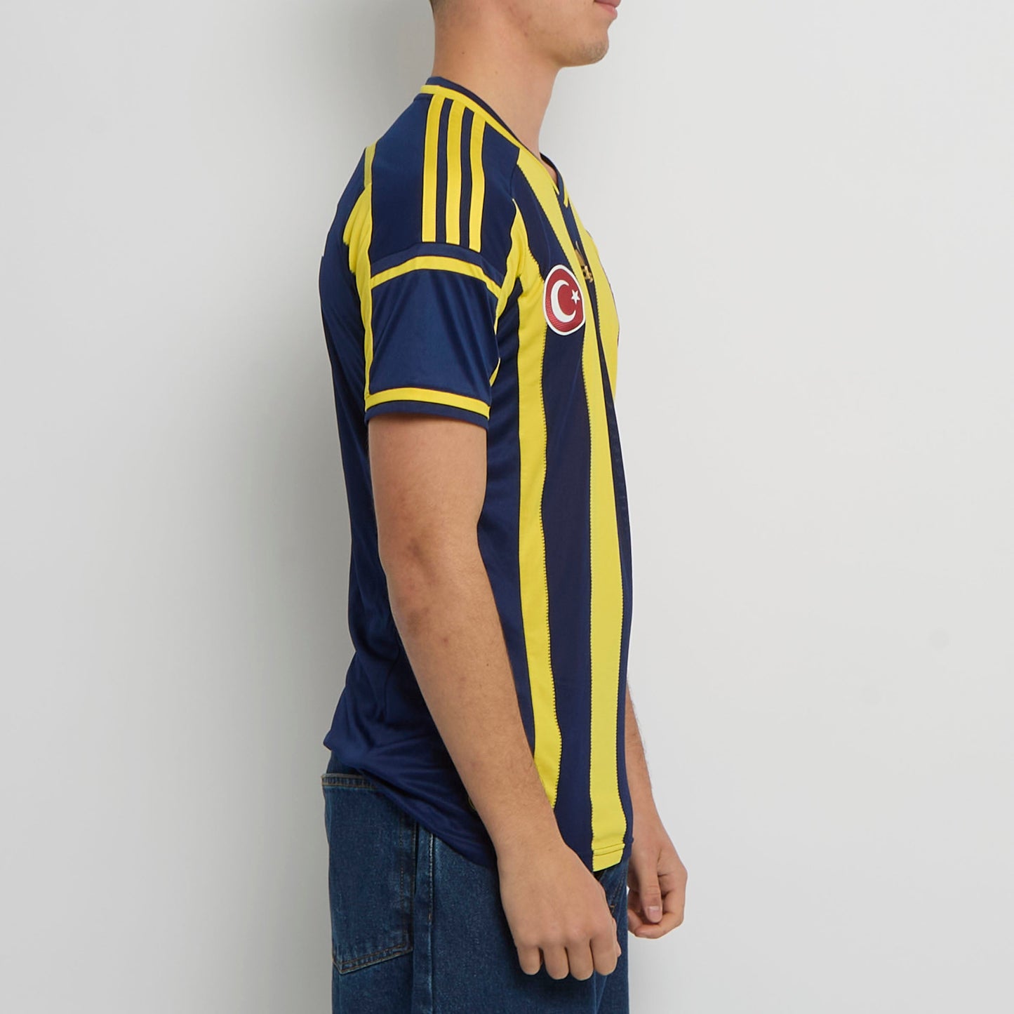 Adidas Fenerbahce Logo Football Shirt - S