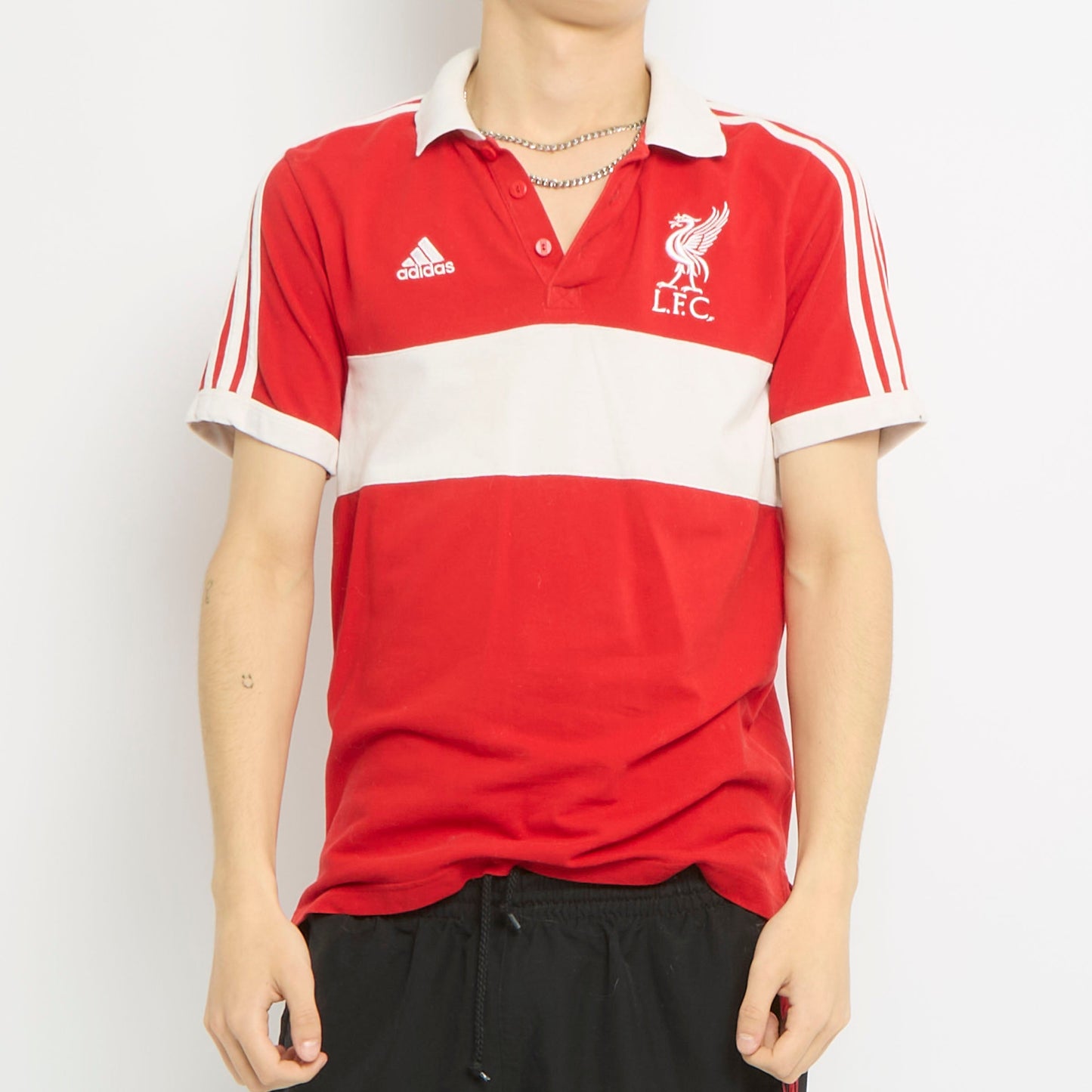 Adidas Liverpool Collared Football Shirt - S