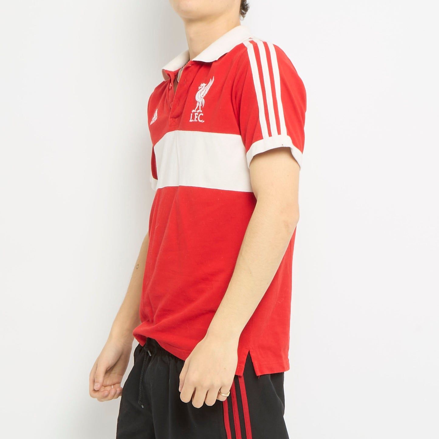 Adidas Liverpool Collared Football Shirt - S