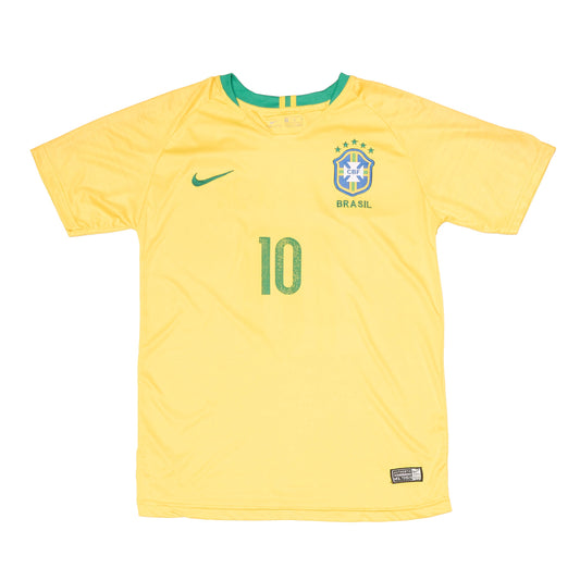 Nike Brasil Logo Replica Football Shirt - S