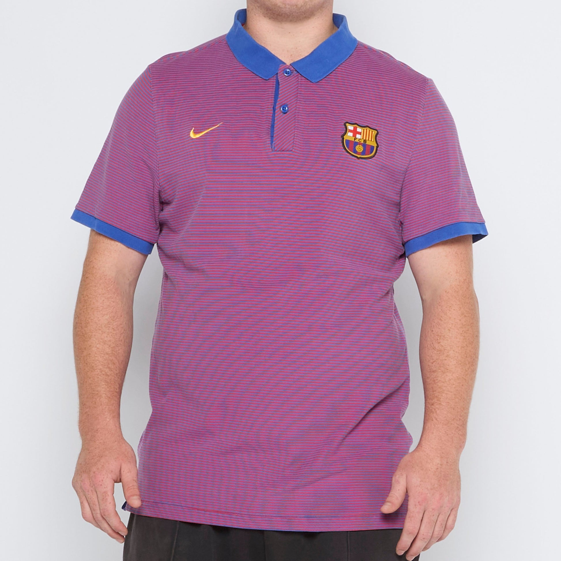 Barcelona Striped Football Top - XL