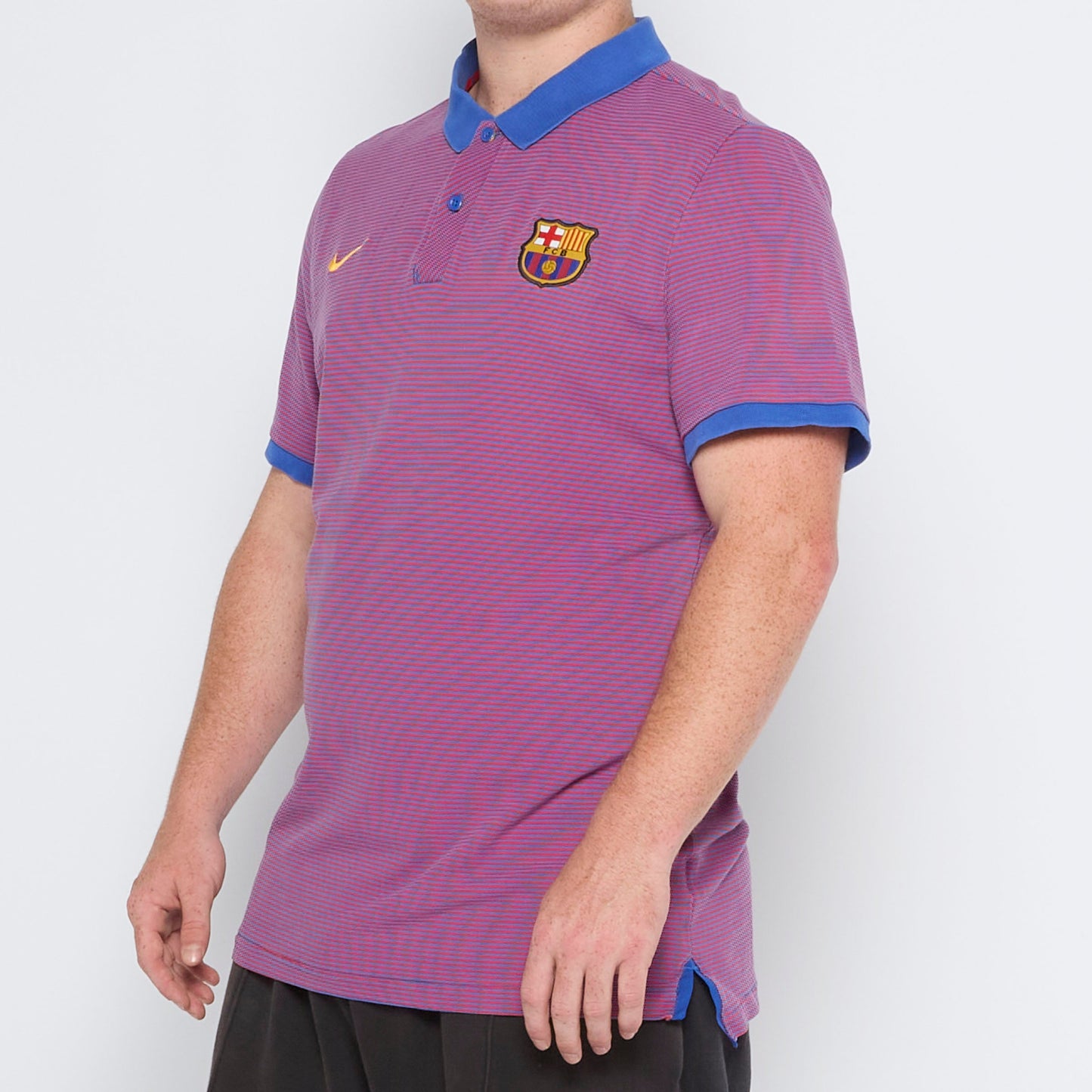 Barcelona Striped Football Top - XL