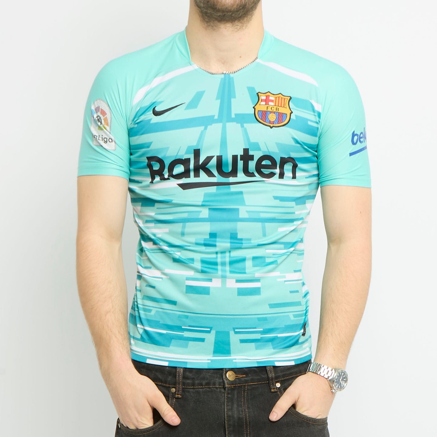 Nike Barcelona Football Shirtv - XS