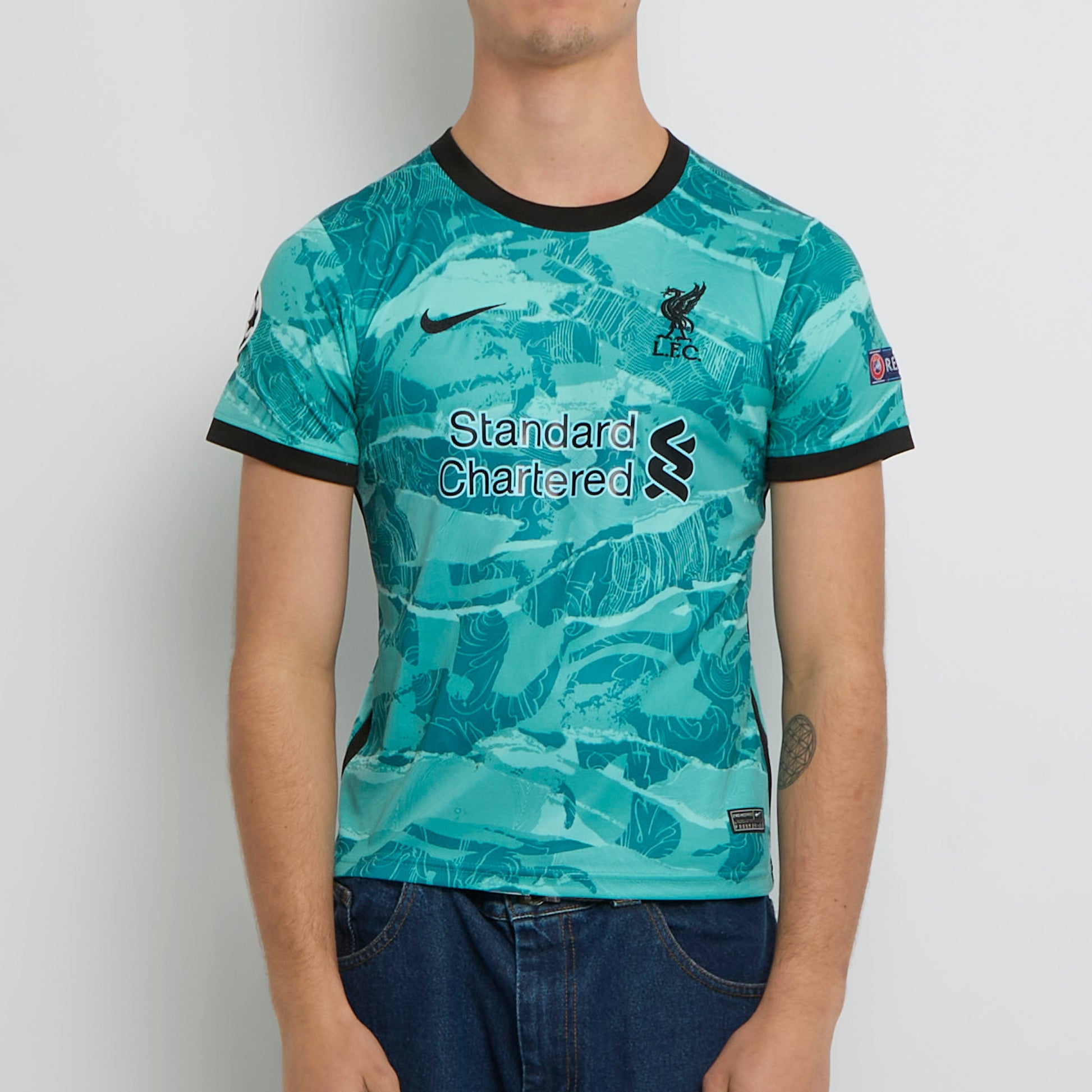 Nike Liverpool Logo Football Shirt - XS