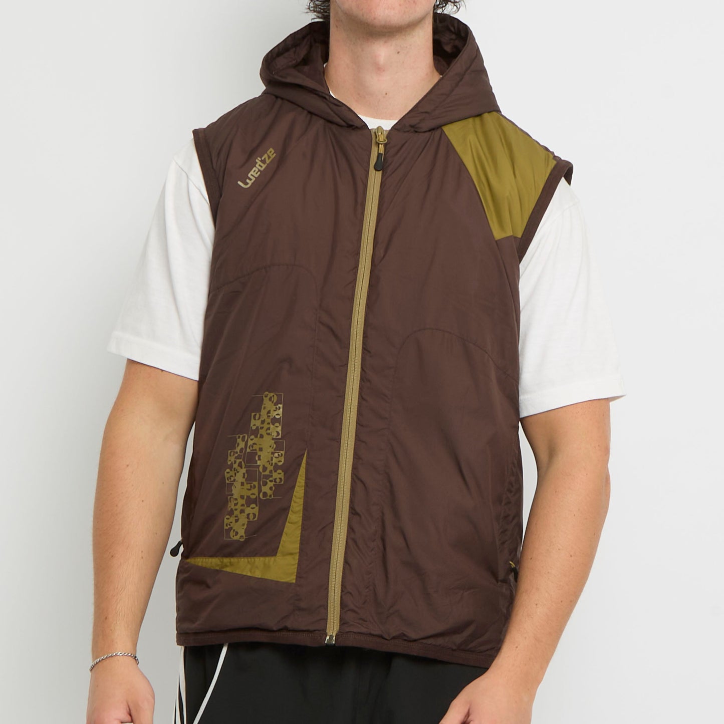 Hooded Light Padded Gilet - M