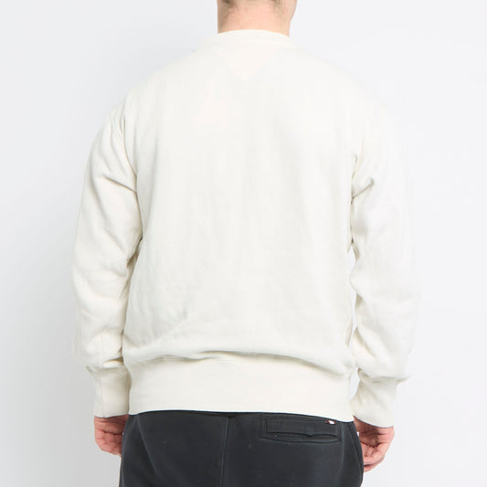 Tommy Hilfiger Spellout Crewneck Sweater - L