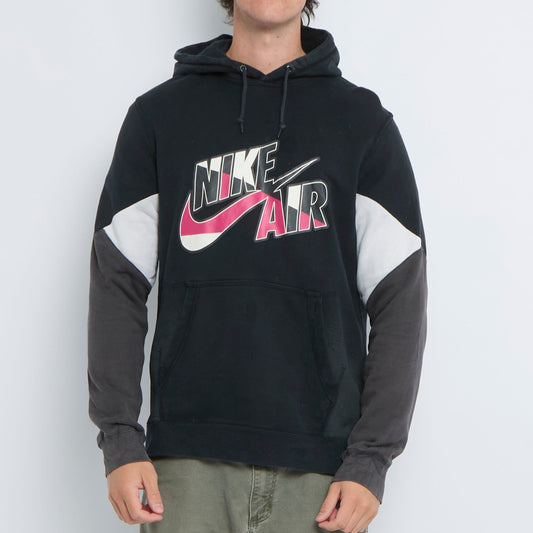 Nike Air Graphic Spellout Hoodie - L