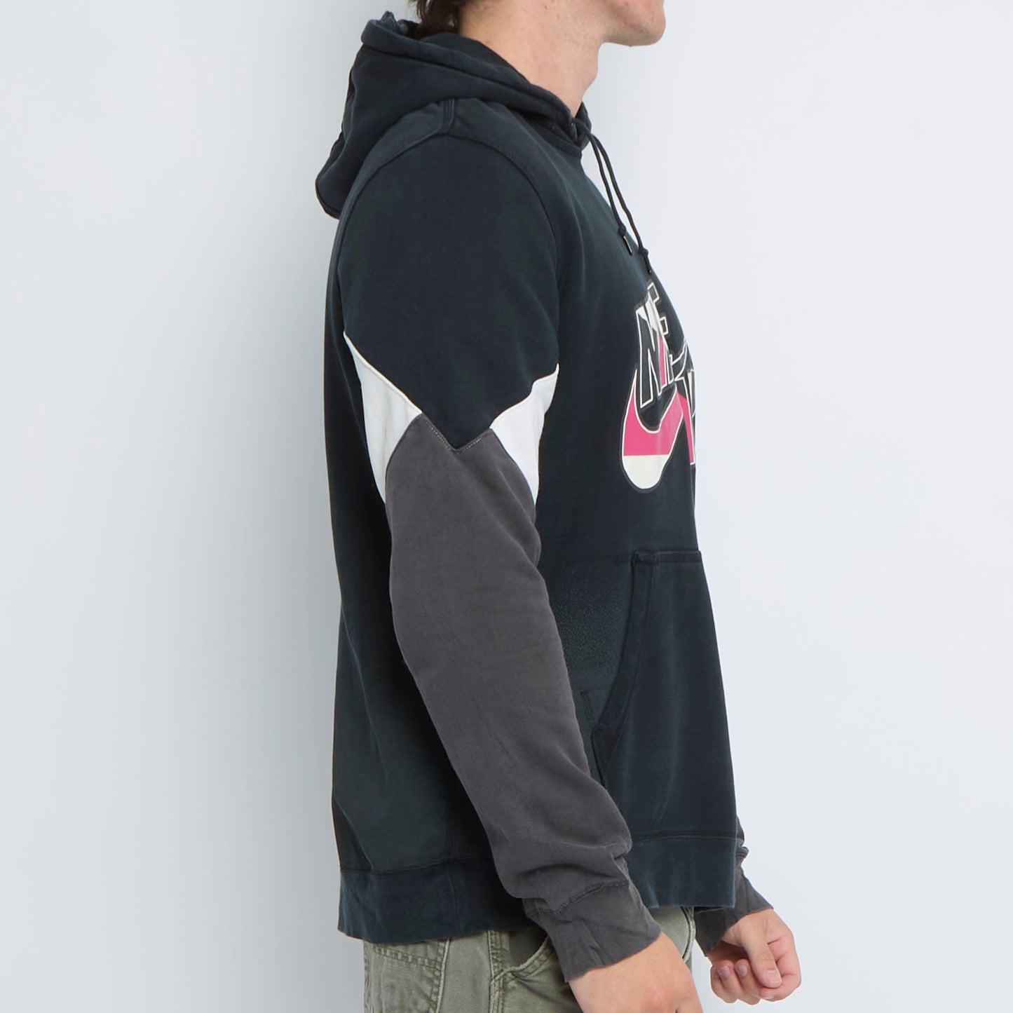 Nike Air Graphic Spellout Hoodie - L