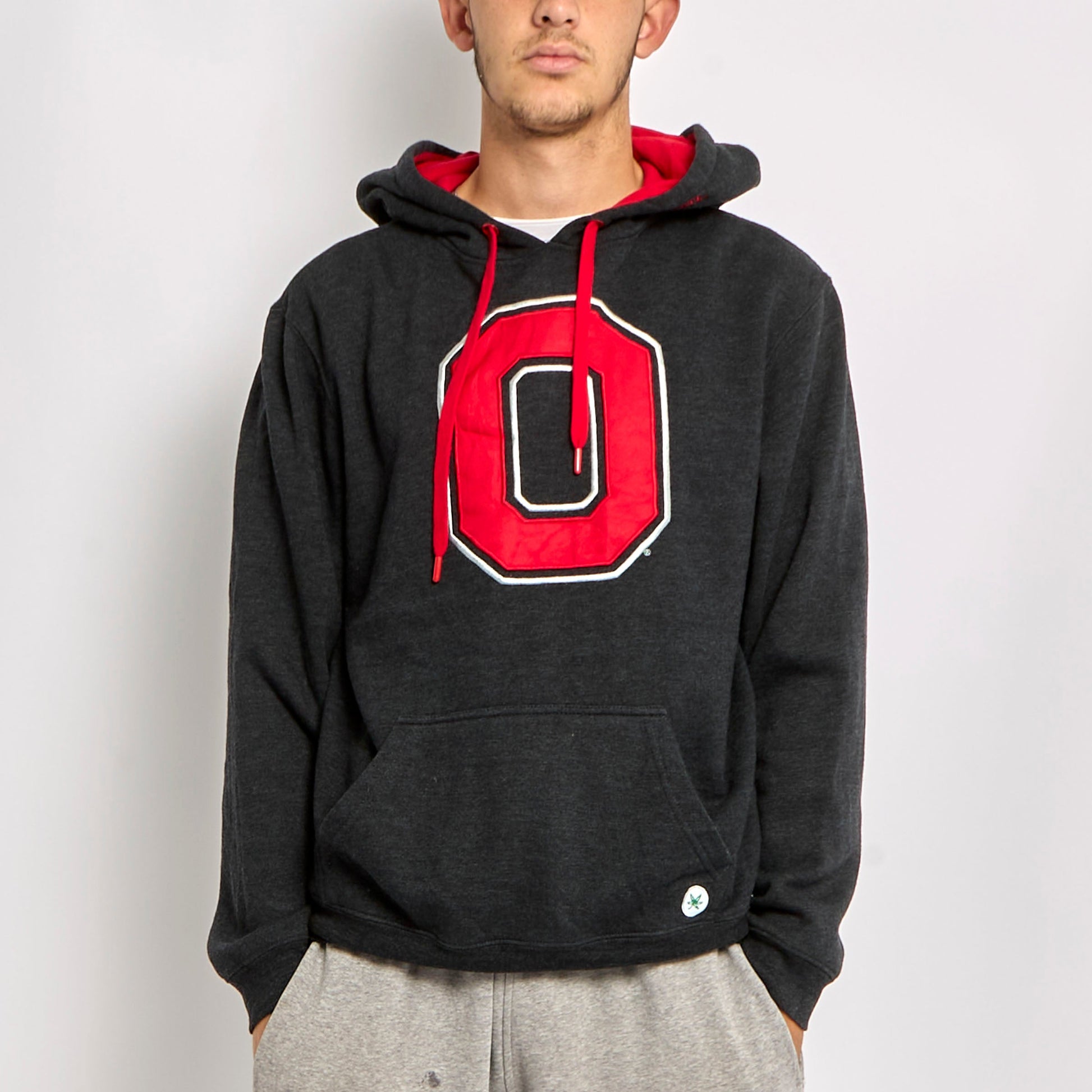 Embroided Logo Hoodie - L