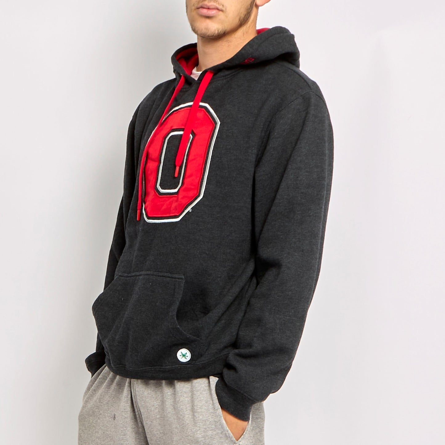 Embroided Logo Hoodie - L