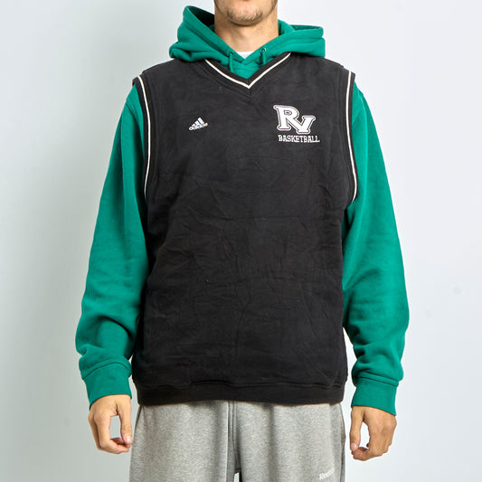 Adidas Sleevless Fleece Jumper - L