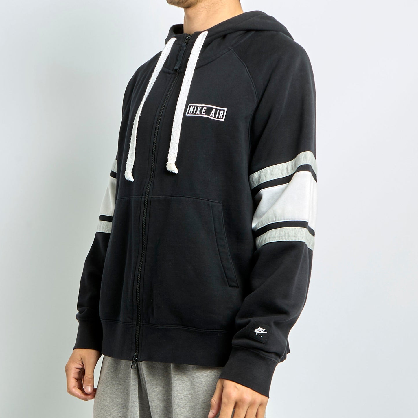 Nike Logo Zip Up Hoodie - L