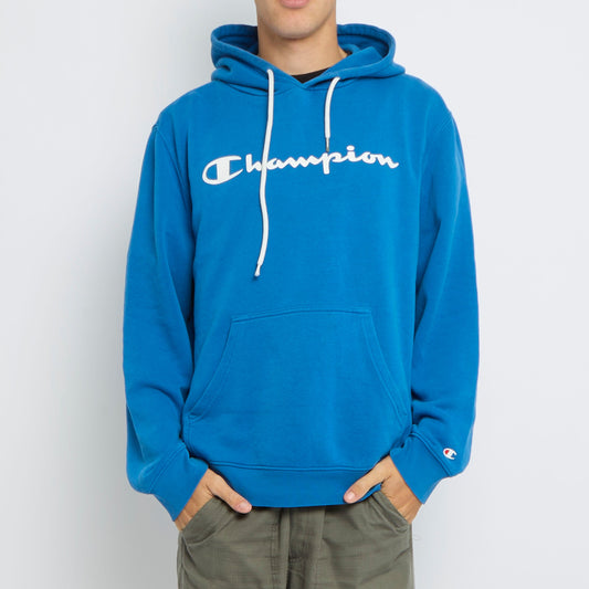 Champion Spellout Hoodie - L