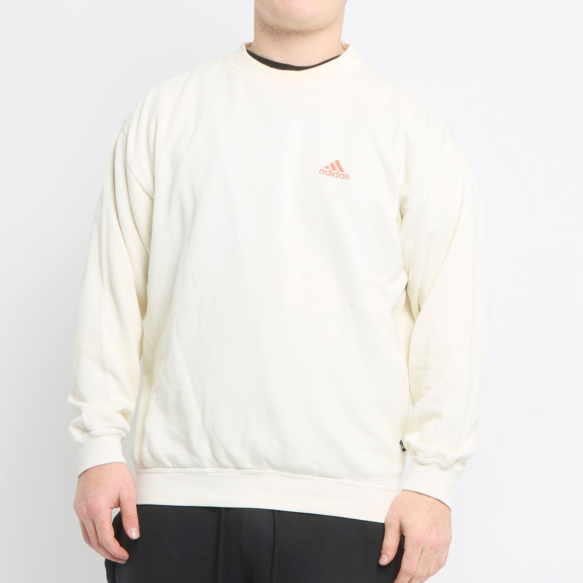 Adidas Logo Crewneck Sweater - L