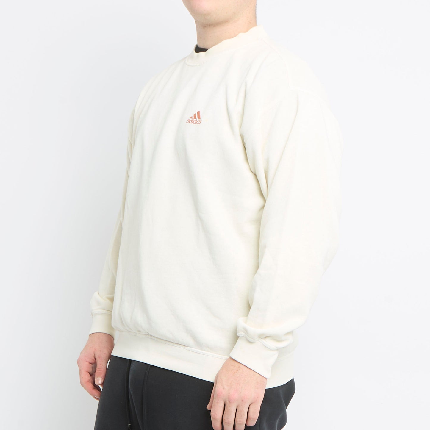 Adidas Logo Crewneck Sweater - L