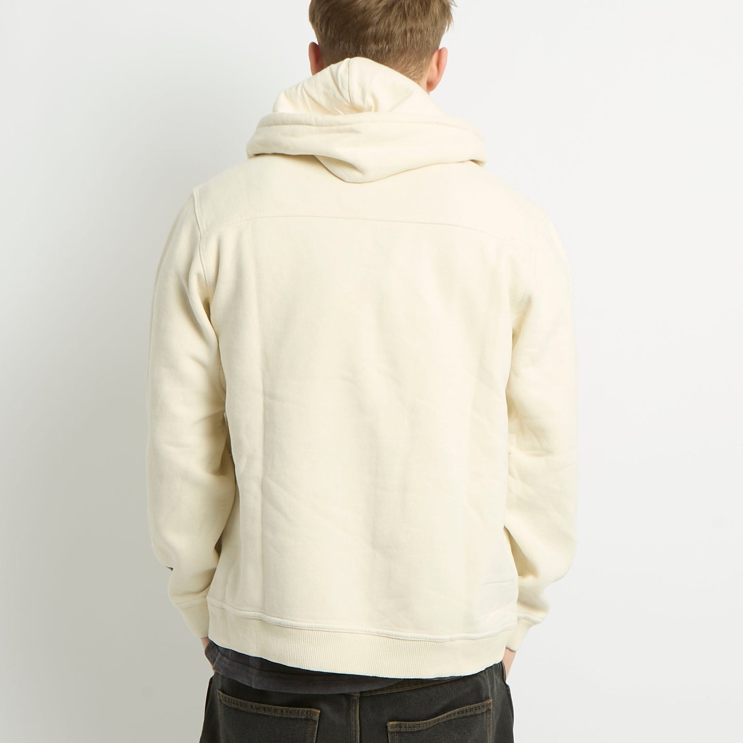 Nike Embroided V-Neck Hoodie - L