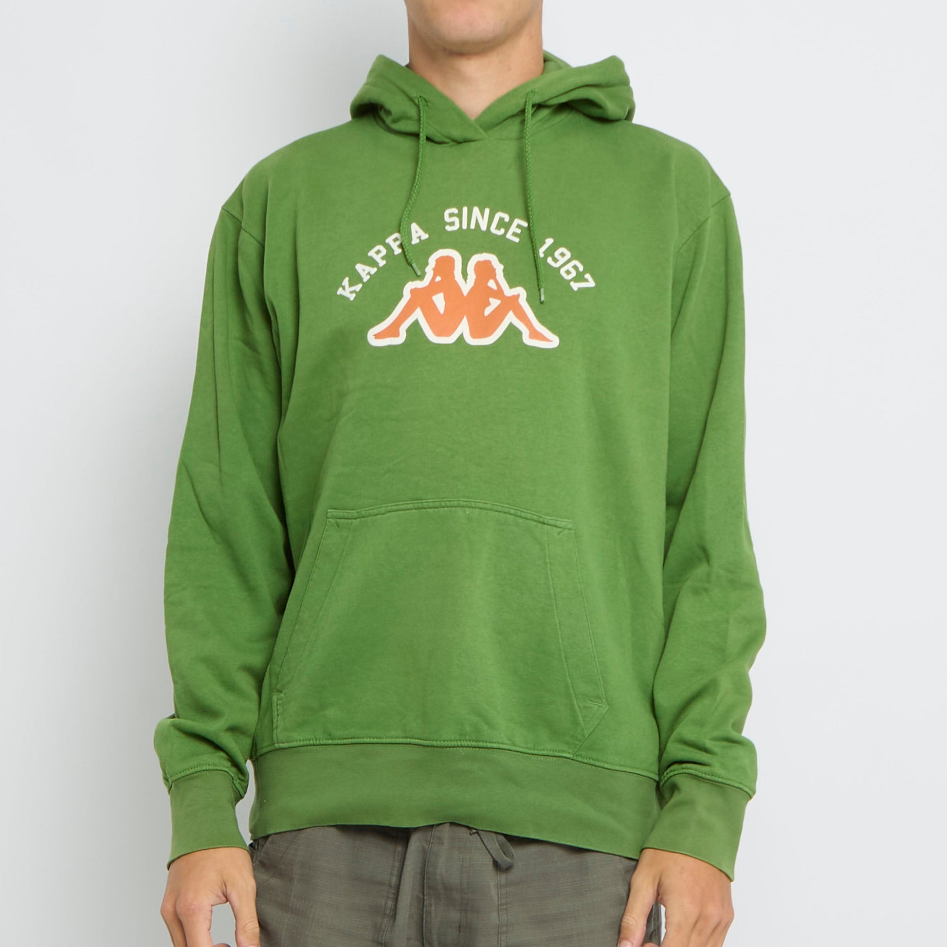 Kappa Logo Print Hoodie - L