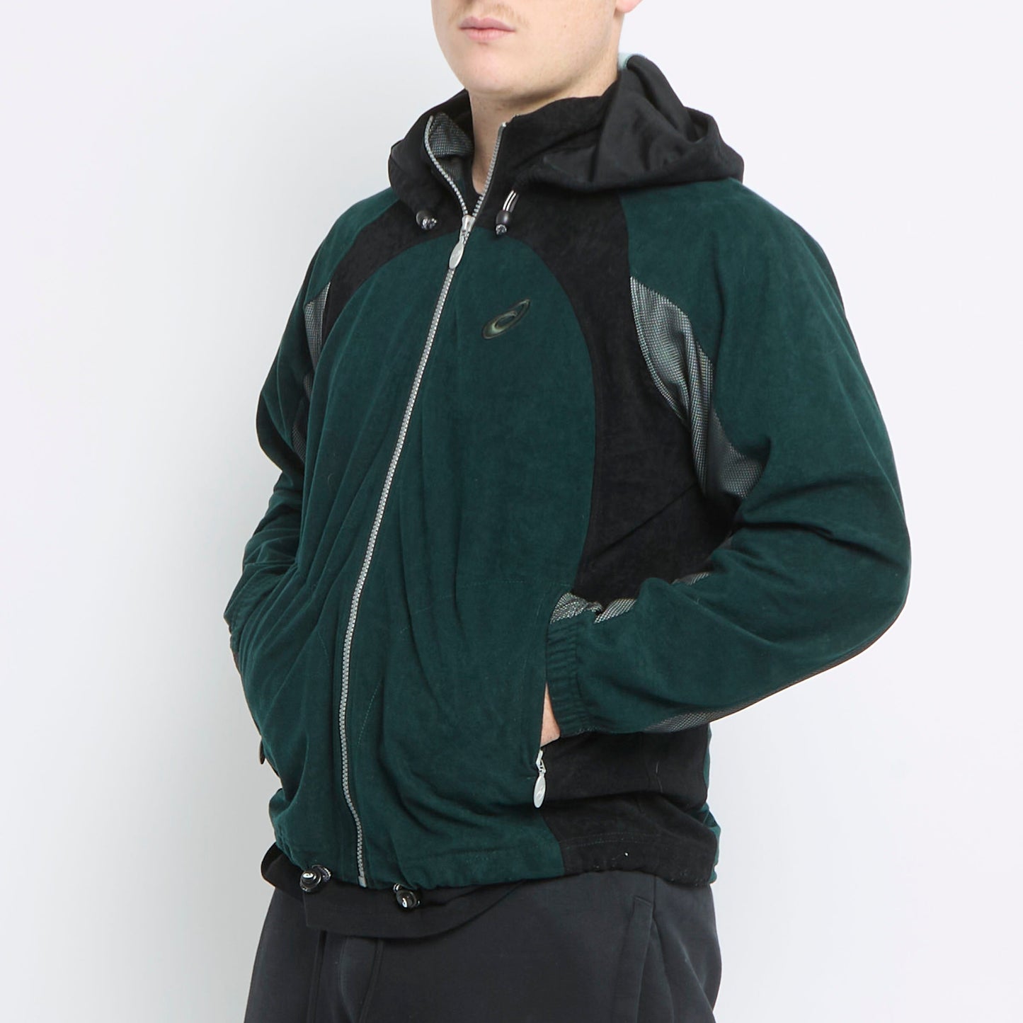 Asics Zip Up Hooded Sweater - L