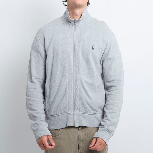 Ralph Lauren Logo Full Zip Sweater - L