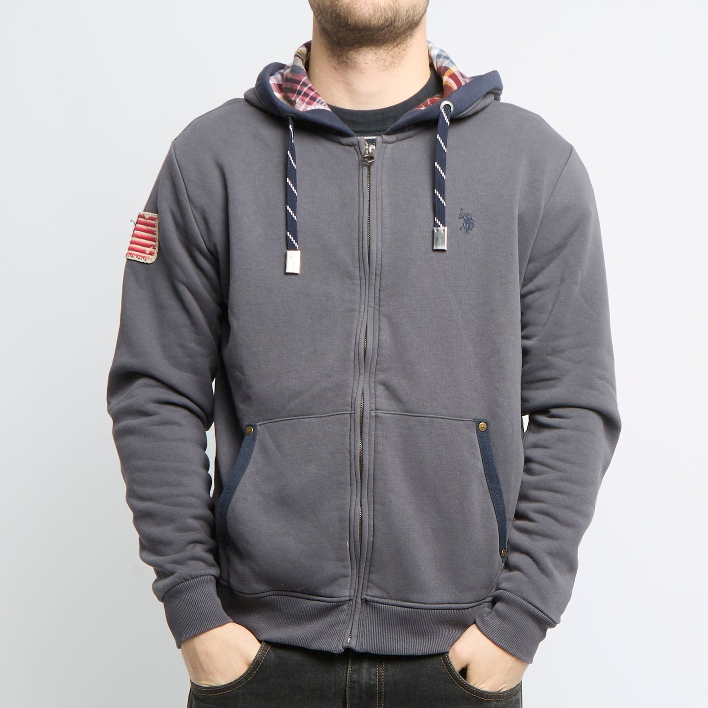 Polo ASSN Zip Up Hoodie - L