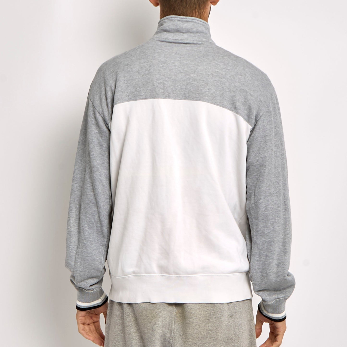 Champion Logo Zip Up Sweater - L