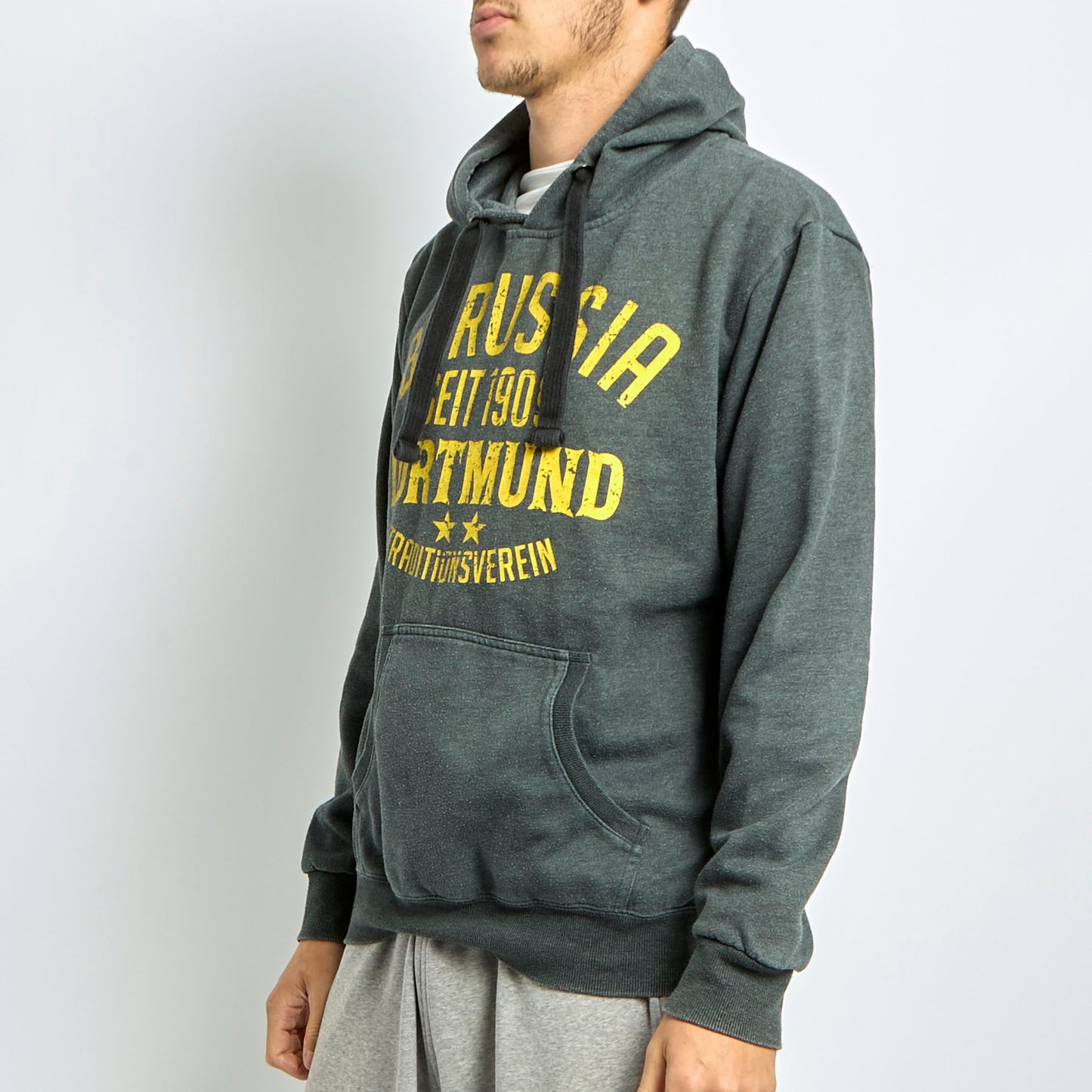 Borussia Dortmund Spellout Hoodie - L