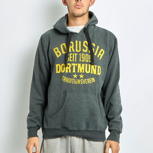 Borussia Dortmund Spellout Hoodie - L