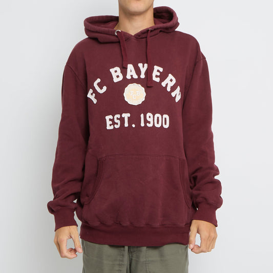 Bayern Munich Patch Spellout Hoodie - L