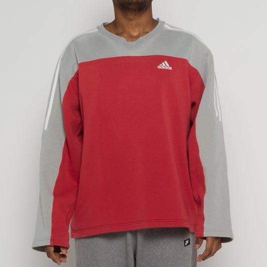 Adidas V-Neck - L