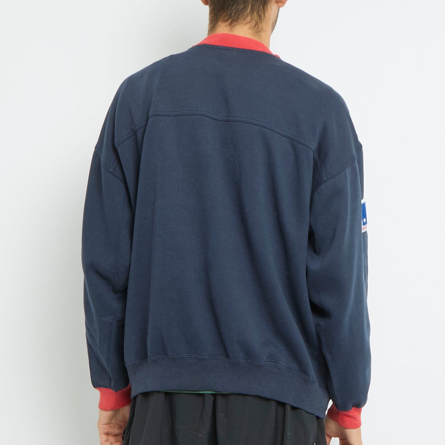 Lee Embroided Crewneck Sweater - L