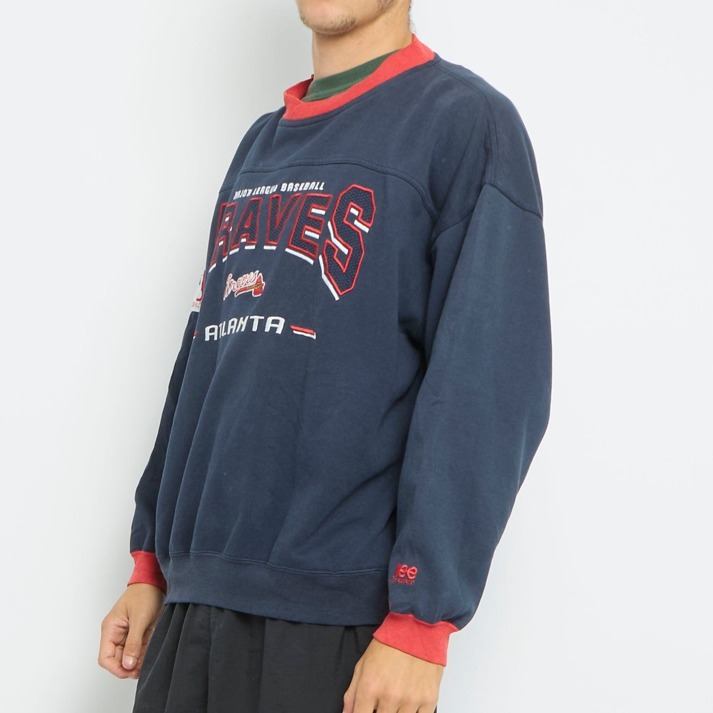 Lee Embroided Crewneck Sweater - L