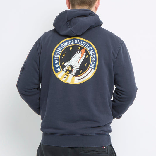 Nasa Embroided Hoodie - L