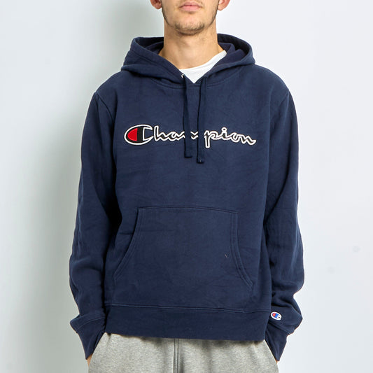 Champion Spellout Hoodie - L