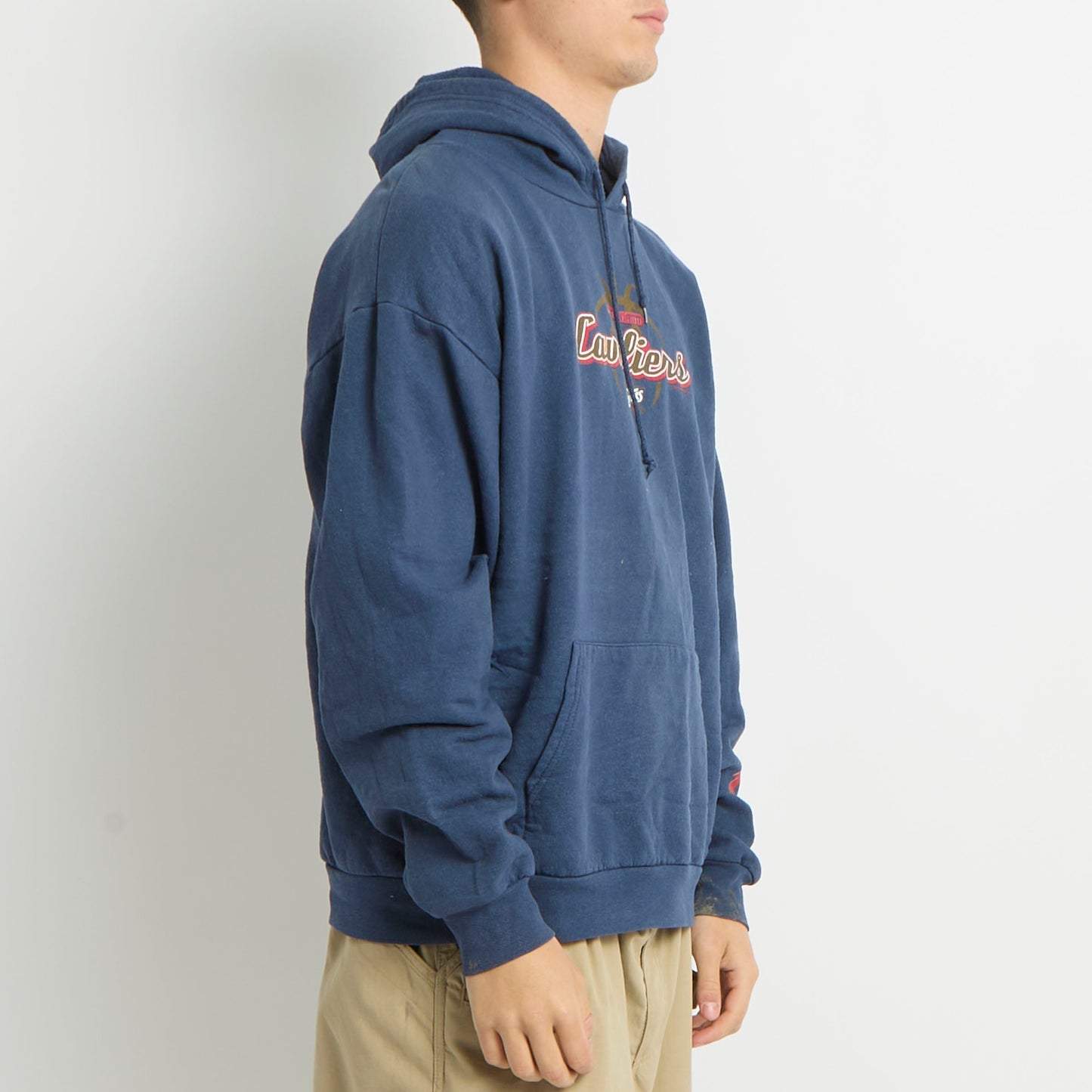 NBA Logo Print Hoodie - L