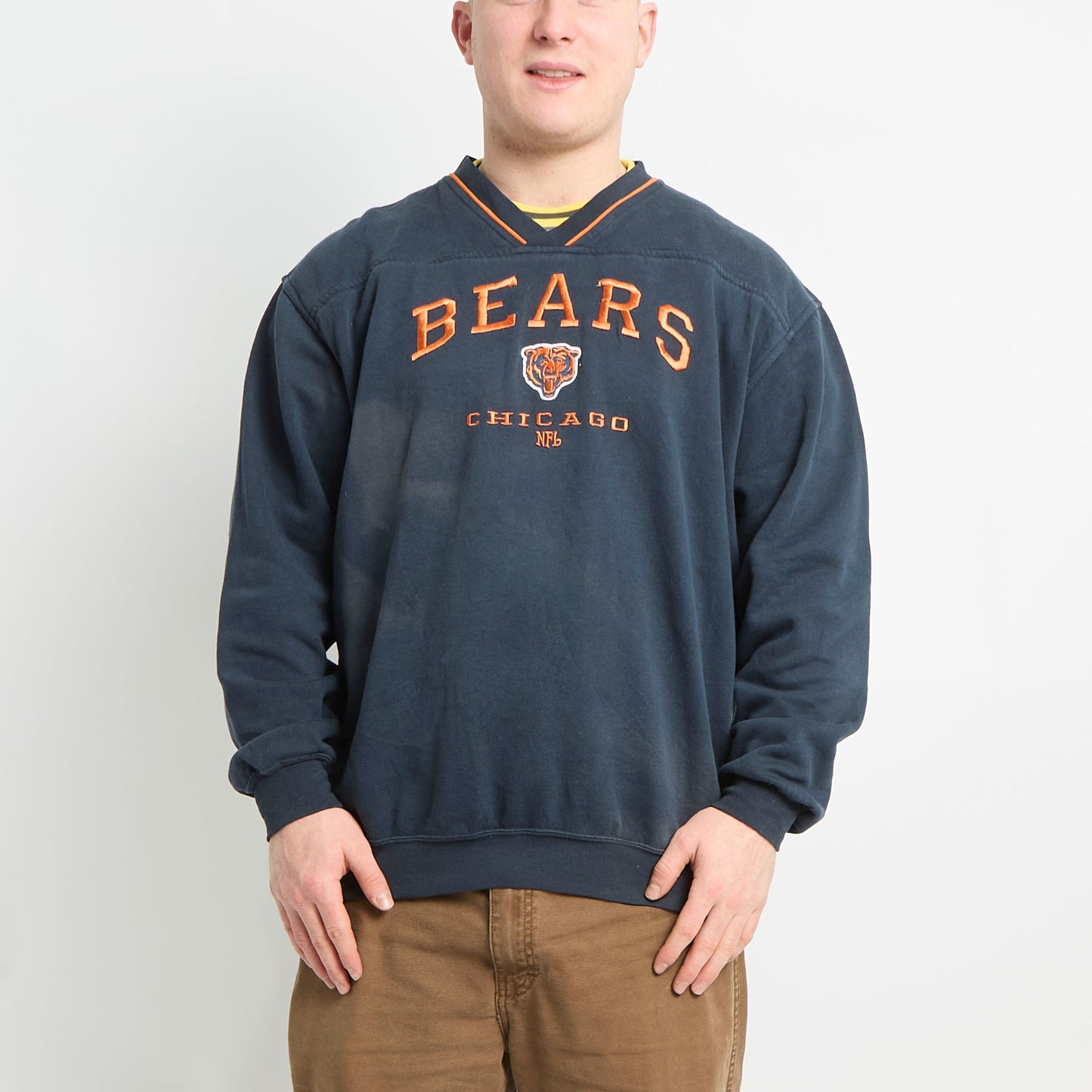 NFL Bears Chicago Embroidered Sweatshirt - L