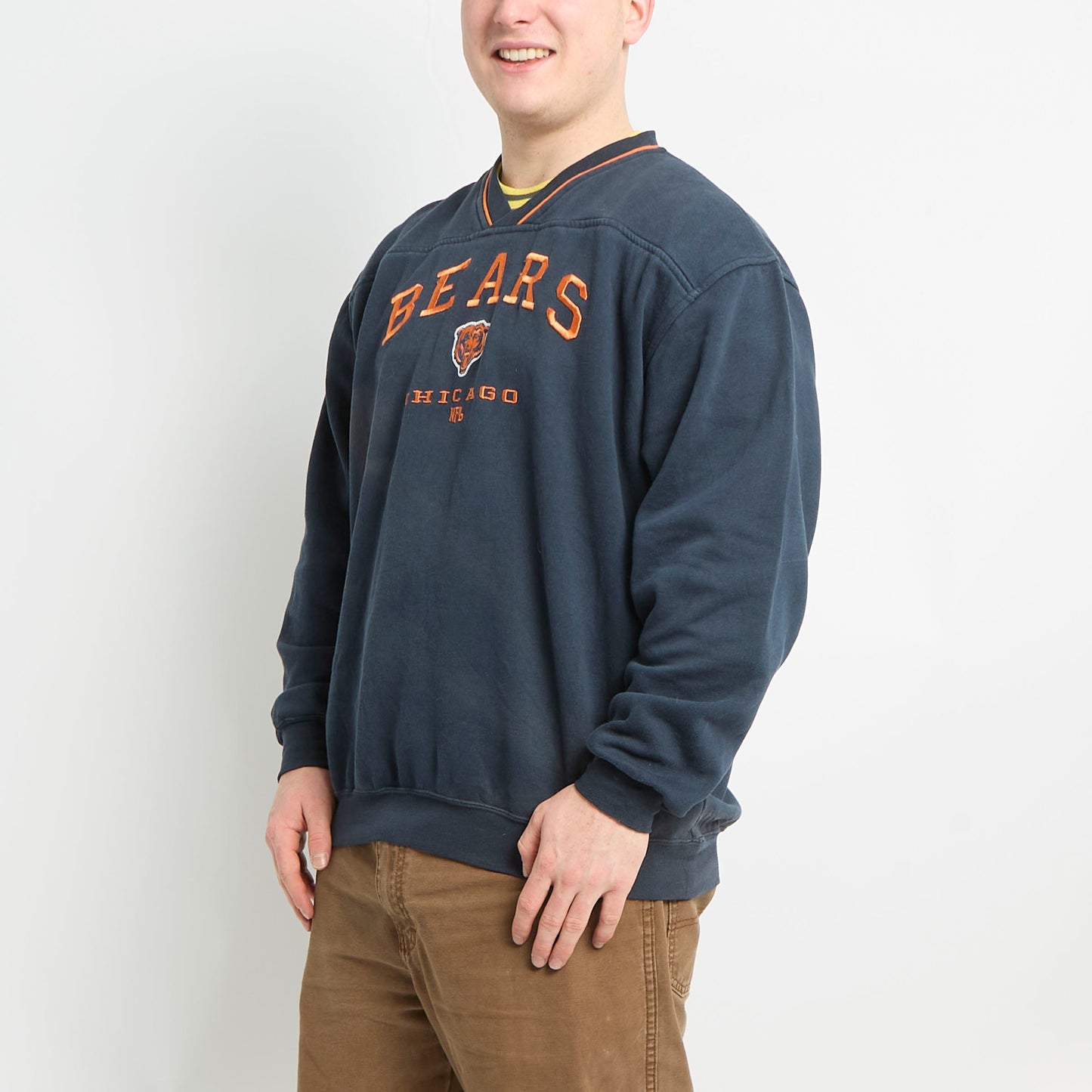 NFL Bears Chicago Embroidered Sweatshirt - L